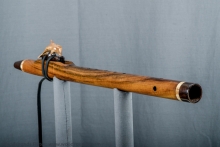 Canary Wood Native American Flute, Minor, Mid G-4, #J12K (6)